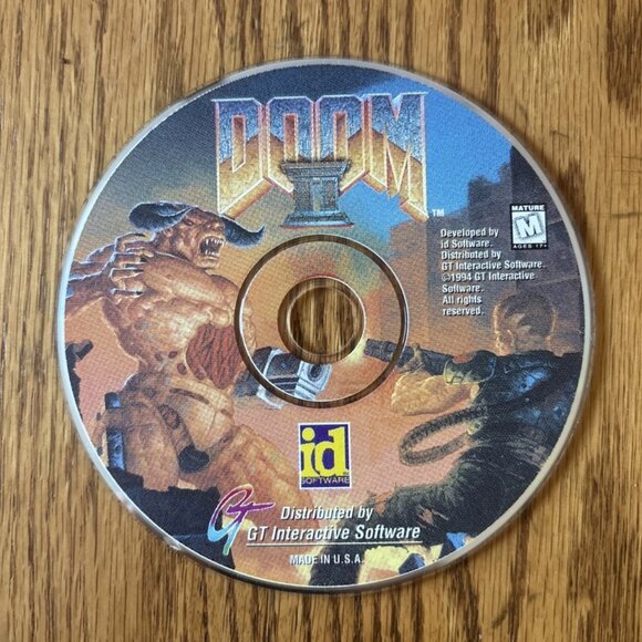Doom Other - Doom II  - IBM CD-ROM - PC - 1994 id Software NO CASE
